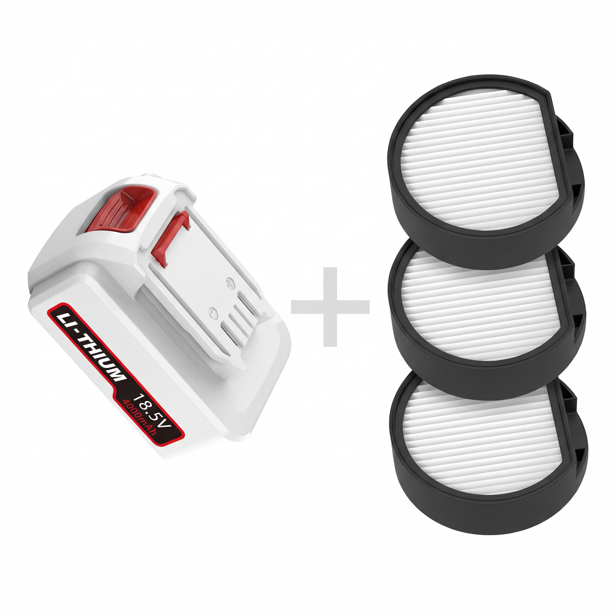 Kolnar V11 extra battery and HEPA filter bundle – photo 3