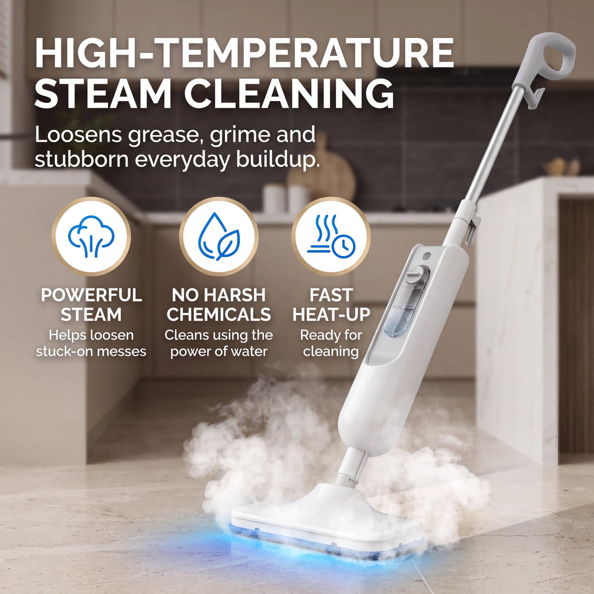 Kolnar SteamScrub 6-in-1 steam mop – photo 3