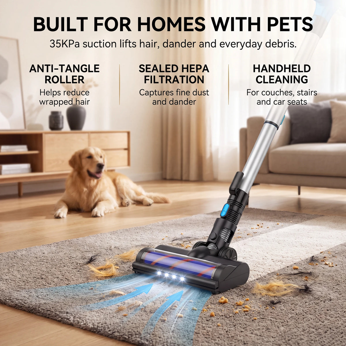 Kolnar S6 picking up pet hair