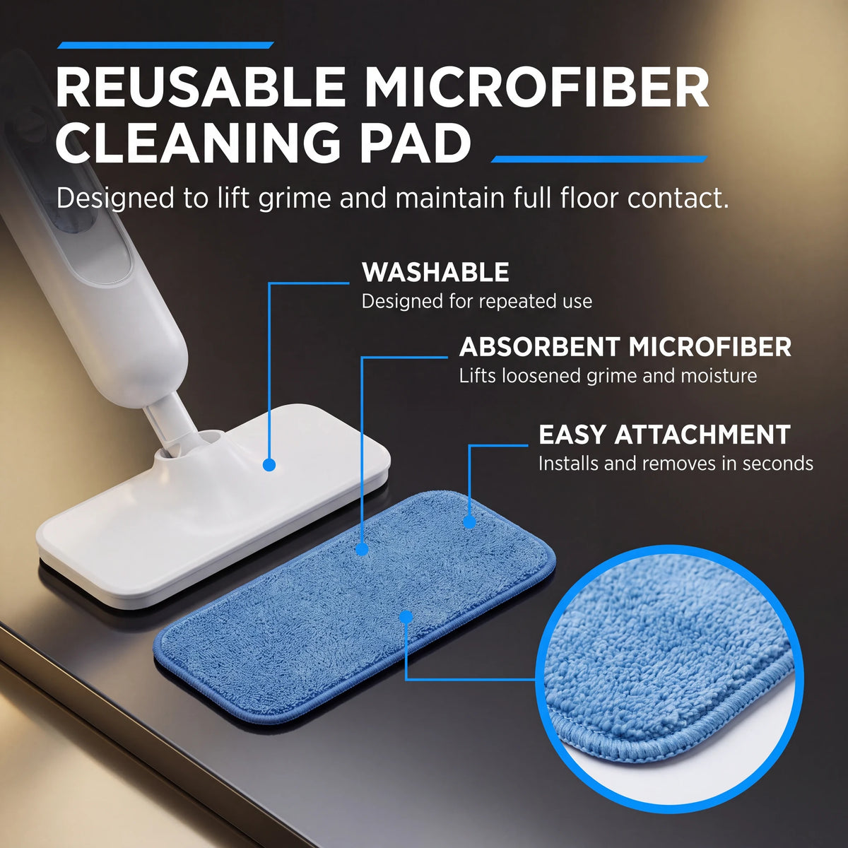 Kolnar SteamScrub 6-in-1 steam mop – photo 11