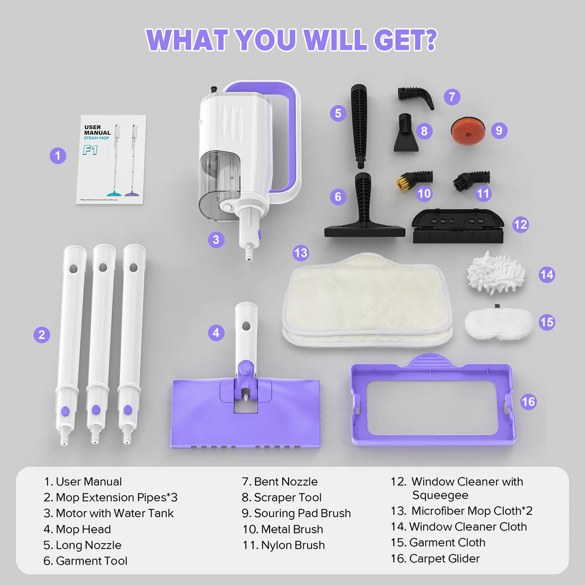 Kolnar SteamWave 11-in-1 steam mop – photo 6